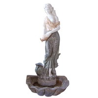 outdoor water fountain statues